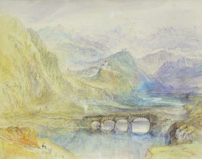 Domleschgバレー 作： Joseph Mallord William Turner